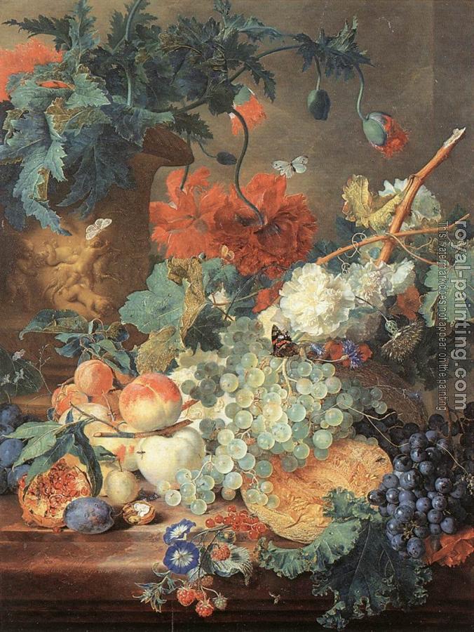 Jan Van Huysum : Fruit and Flowers